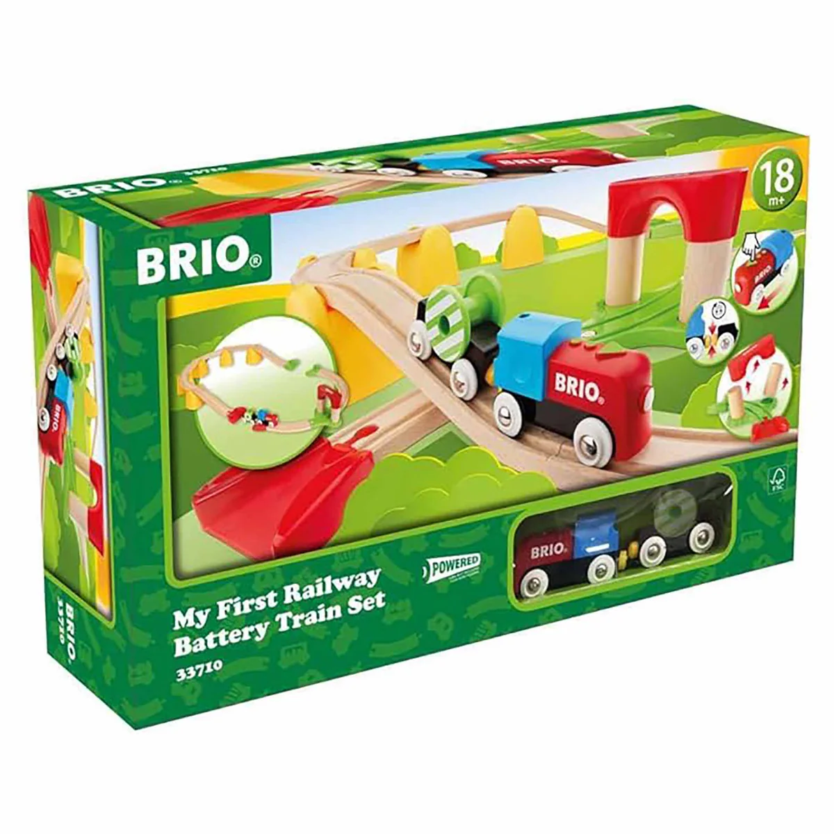 BRIO 33710 My First Railway Train Set (25 pieces) 1 BRIO 33710 My First Railway Train Set (25 pieces)