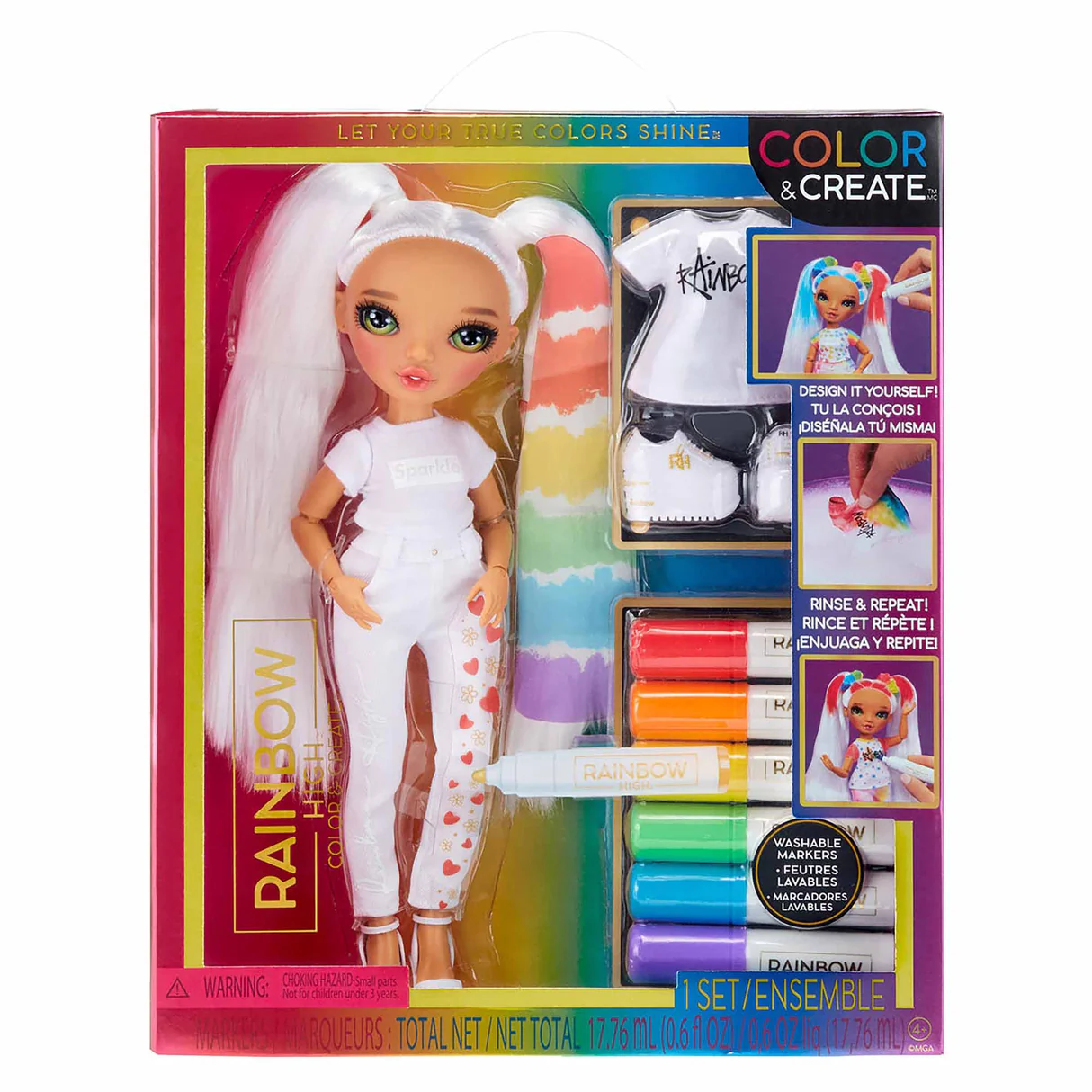 Rainbow High Colour & Create Fashion DIY Doll with Green Eyes 8 Rainbow High Colour & Create Fashion DIY Doll with Green Eyes
