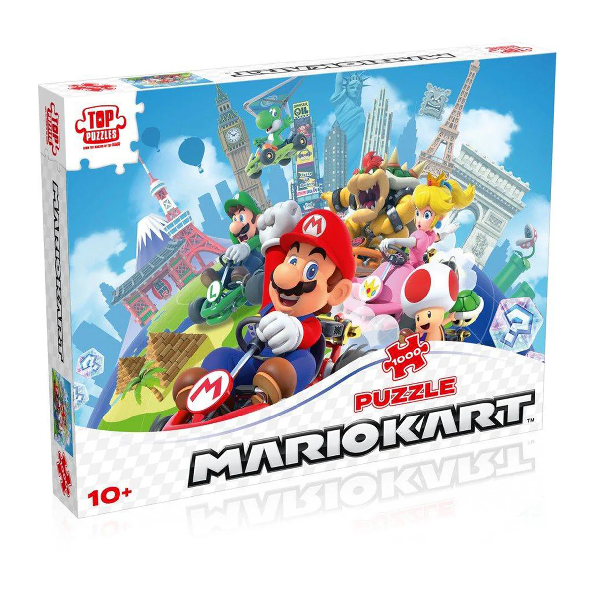 Mariokart Around the World Jigsaw Puzzle - 1000pc 1 Mariokart Around the World Jigsaw Puzzle - 1000pc