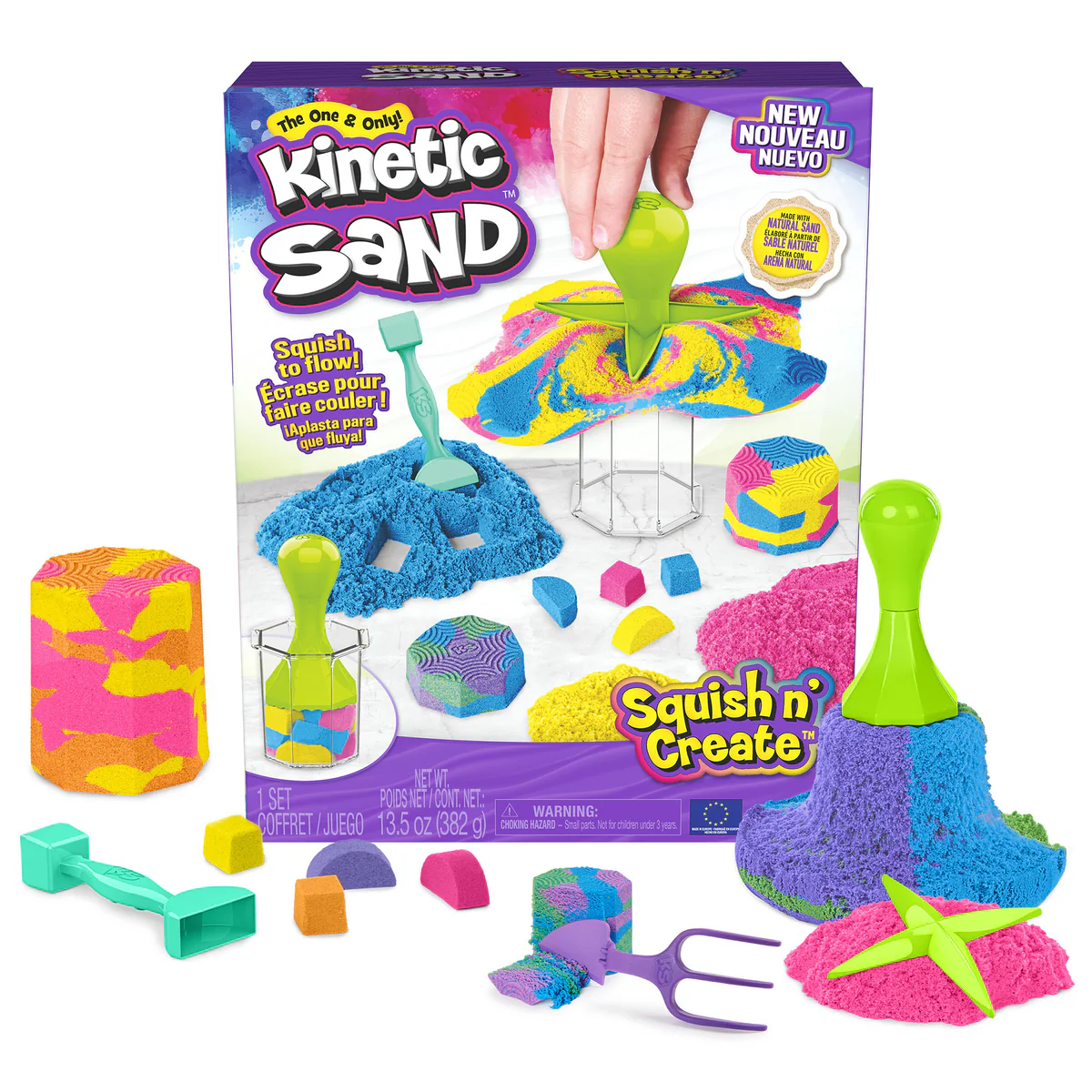 Kinetic Sand Squish N' Create 1 Kinetic Sand Squish N' Create