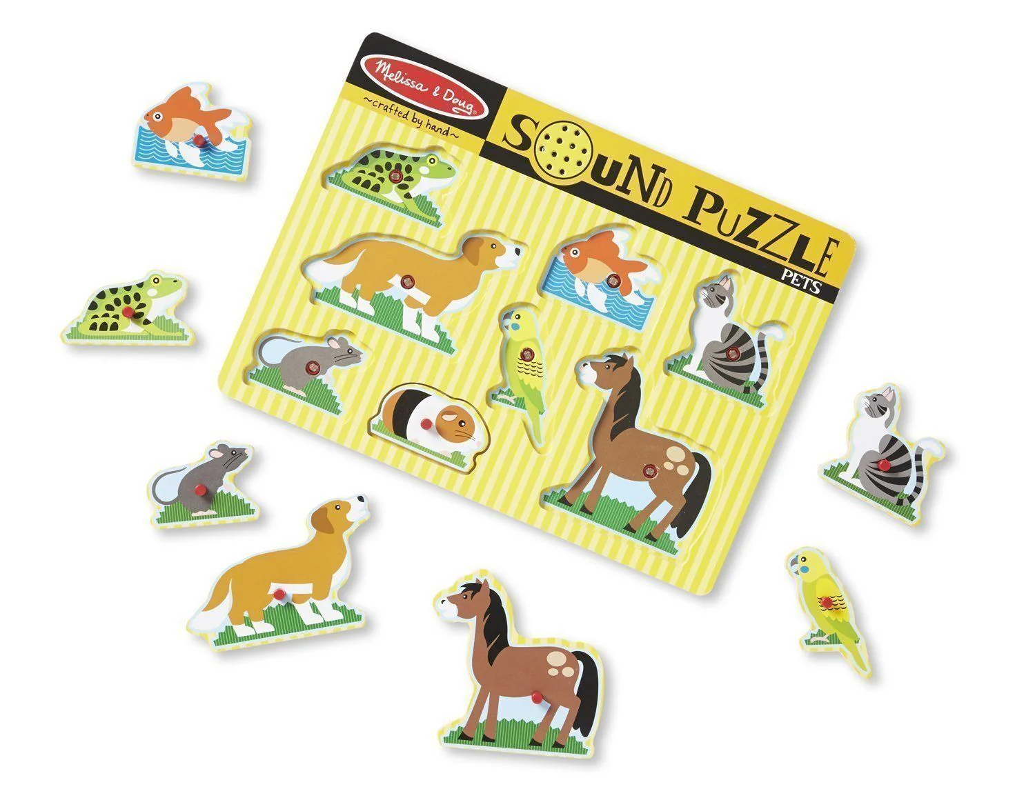 Melissa & Doug Pets Sound Puzzle (8-pieces) 1 Melissa & Doug Pets Sound Puzzle (8-pieces)