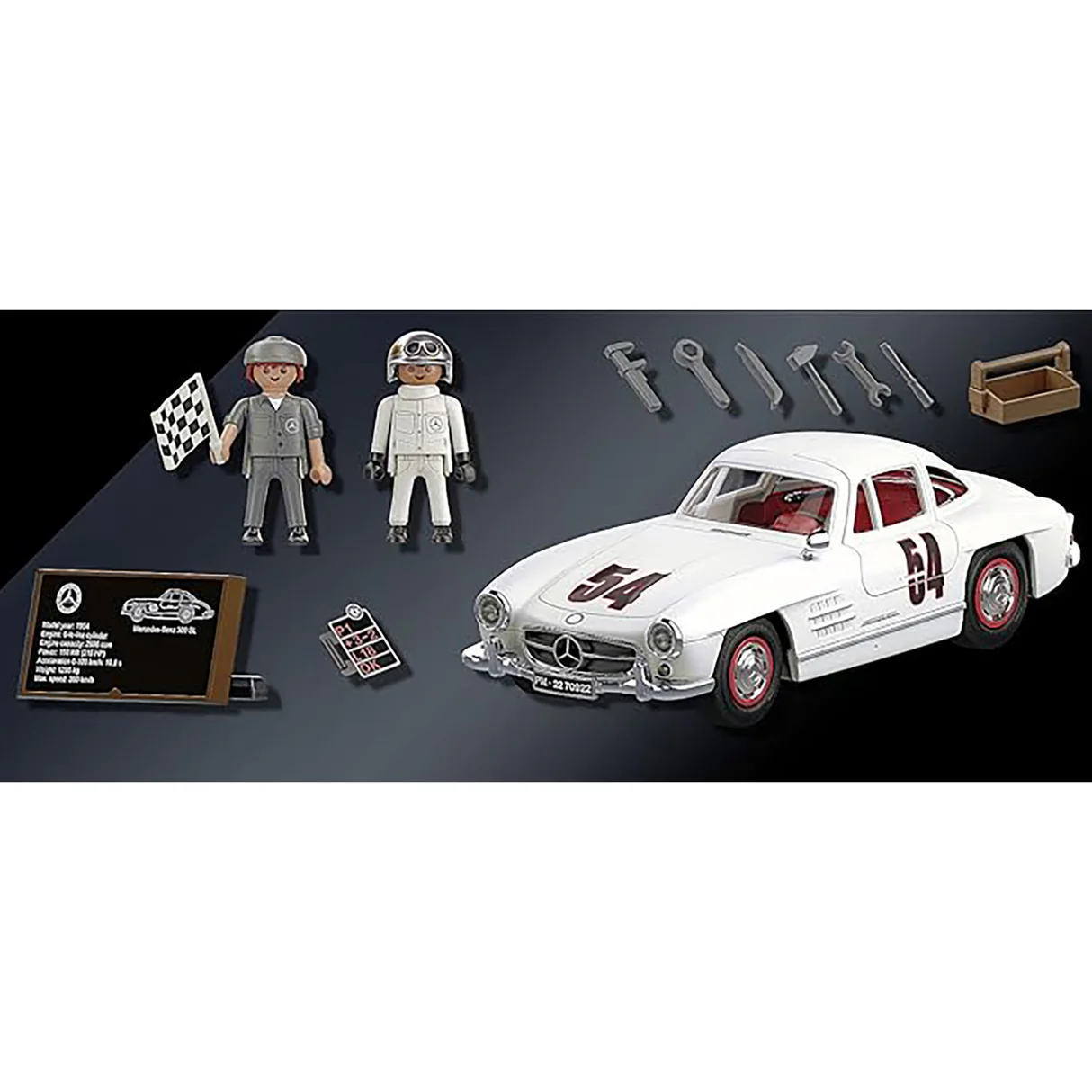 Playmobil Mercedes 300 SL W198 (46 pieces) 10 Playmobil Mercedes 300 SL W198 (46 pieces)