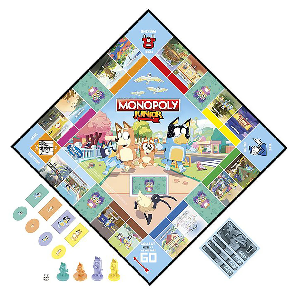 Monopoly Bluey Junior Edition 7 Monopoly Bluey Junior Edition