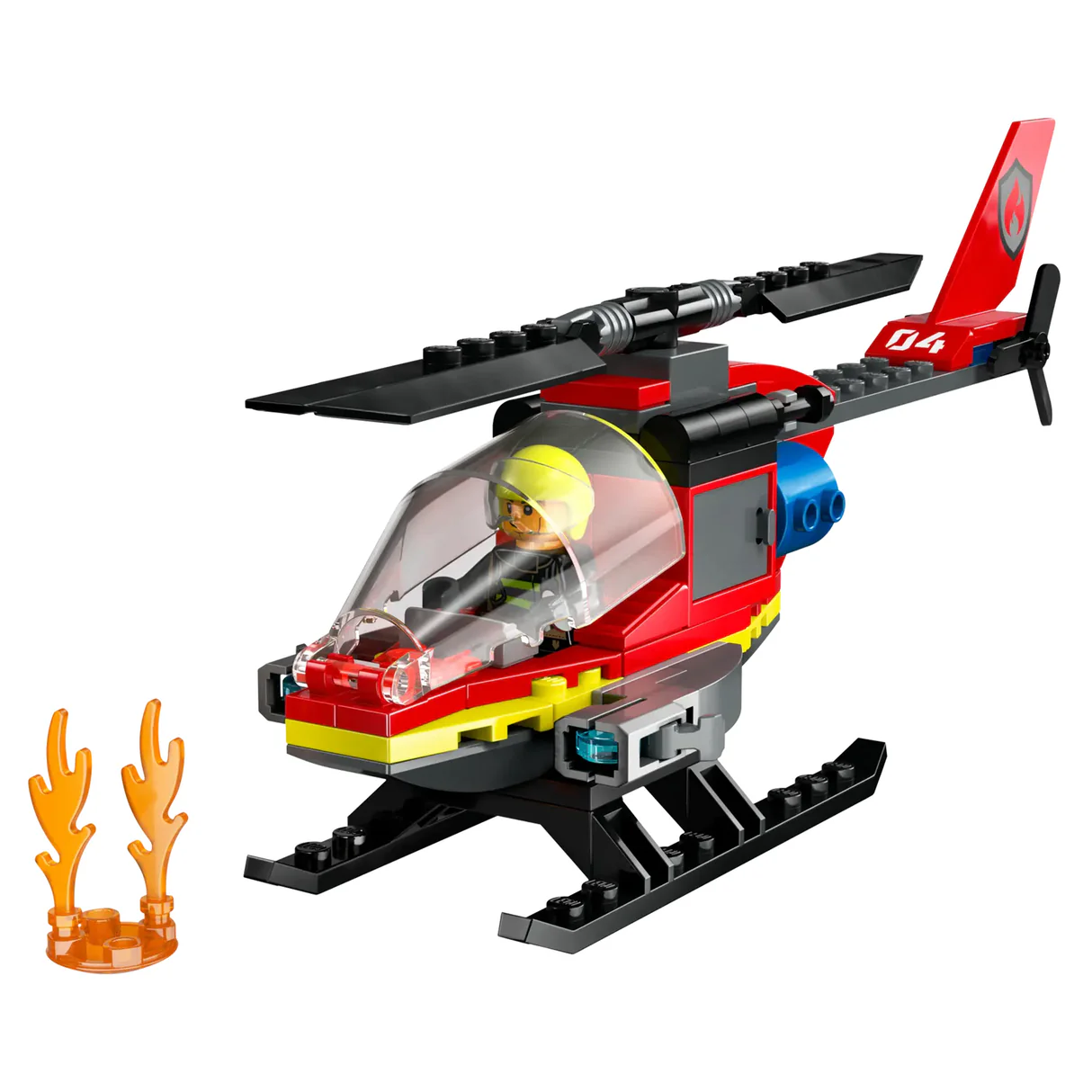 LEGO City Fire Rescue Helicopter 60411, (85-pieces) 9 LEGO City Fire Rescue Helicopter 60411, (85-pieces)
