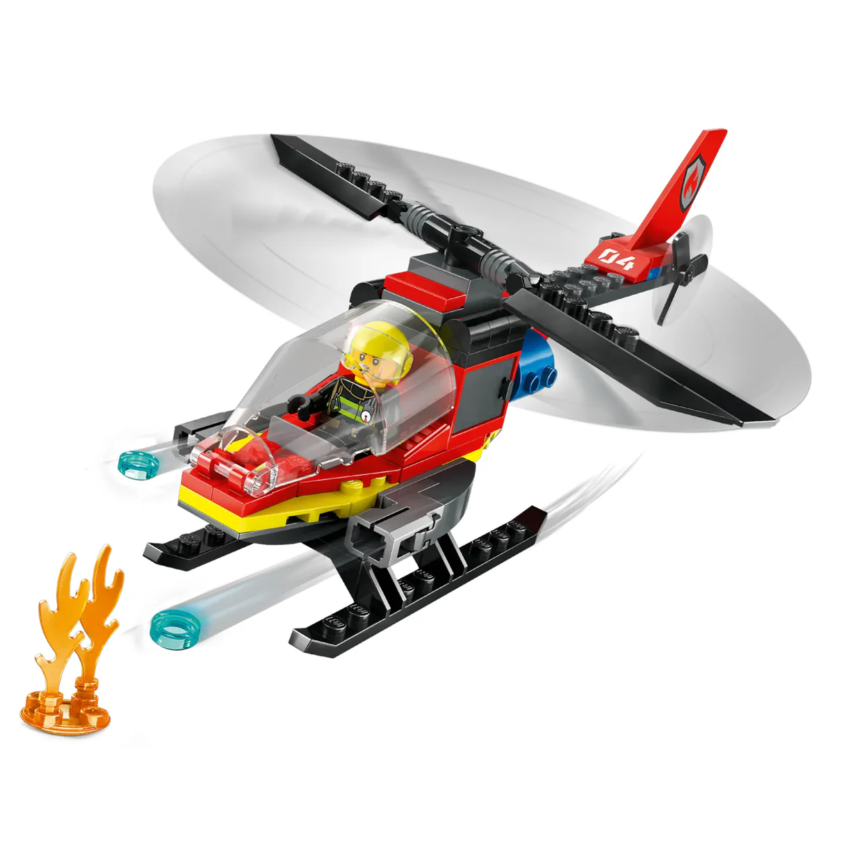 LEGO City Fire Rescue Helicopter 60411, (85-pieces) 10 LEGO City Fire Rescue Helicopter 60411, (85-pieces)