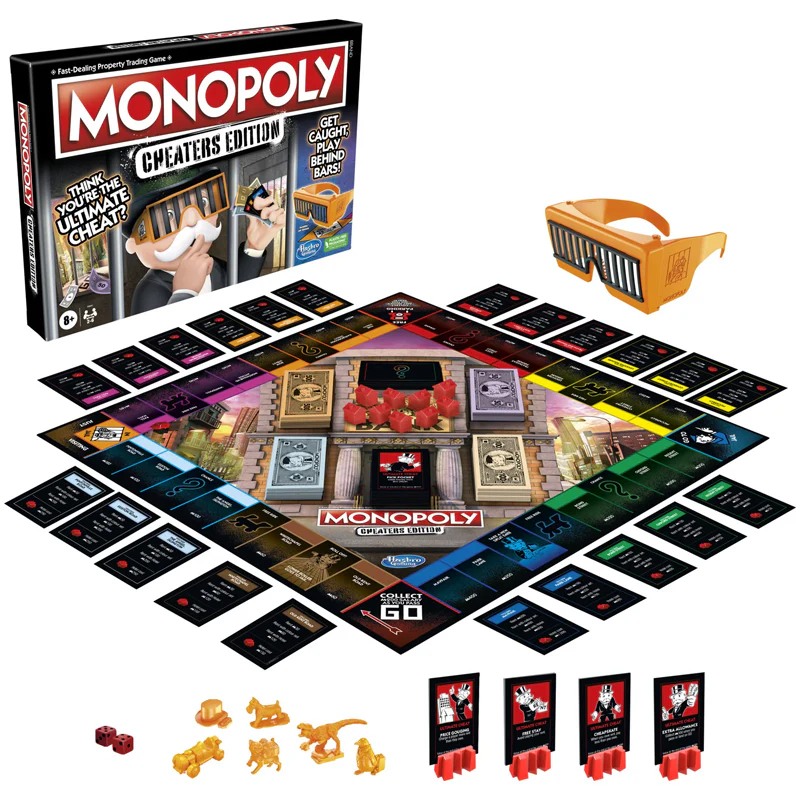 Monopoly Cheaters Edition Board Game 2.0 1 Monopoly Cheaters Edition Board Game 2.0