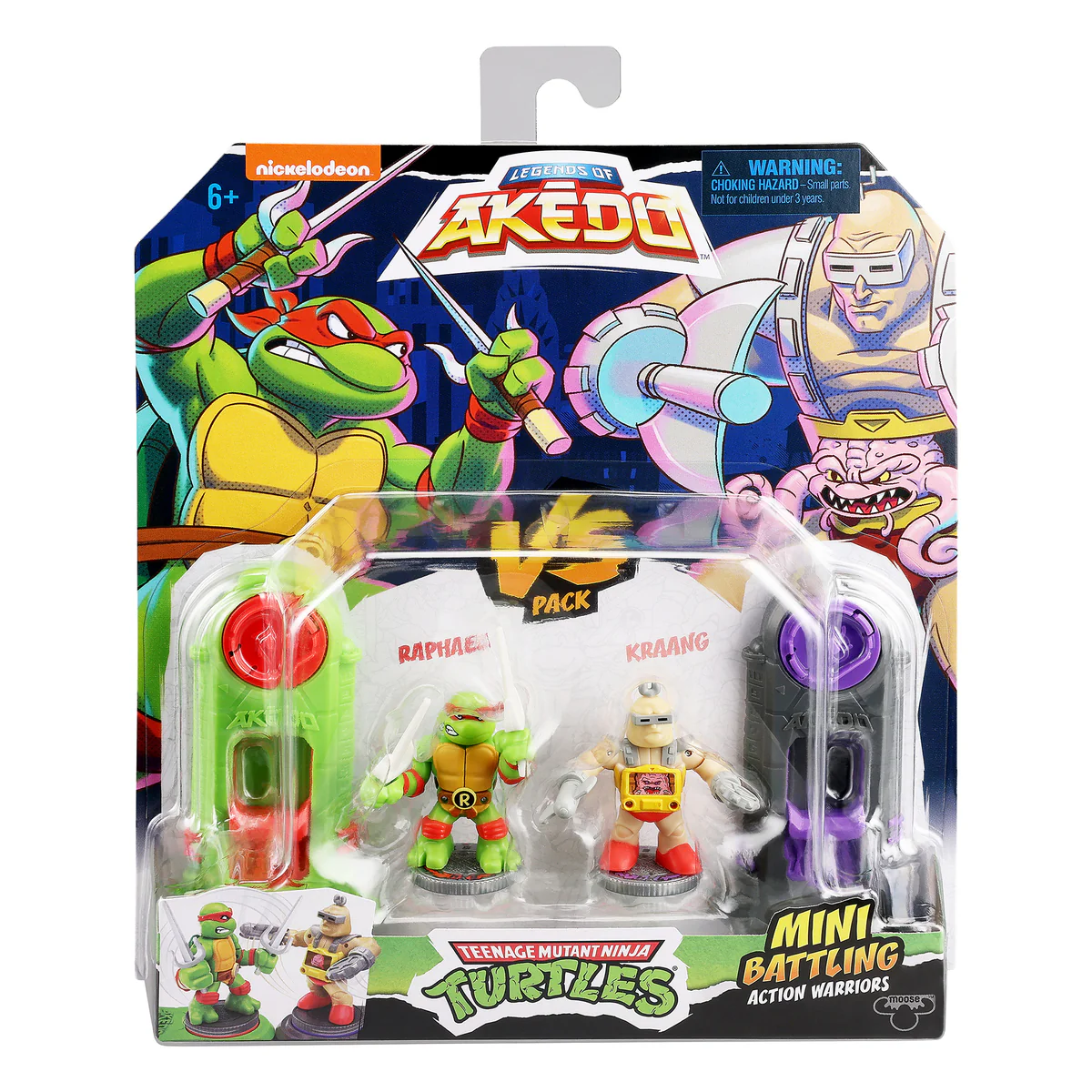 Akedo Teenage Mutant Ninja Turtles S1 Raphael Vs Kraang 1 Akedo Teenage Mutant Ninja Turtles S1 Raphael Vs Kraang
