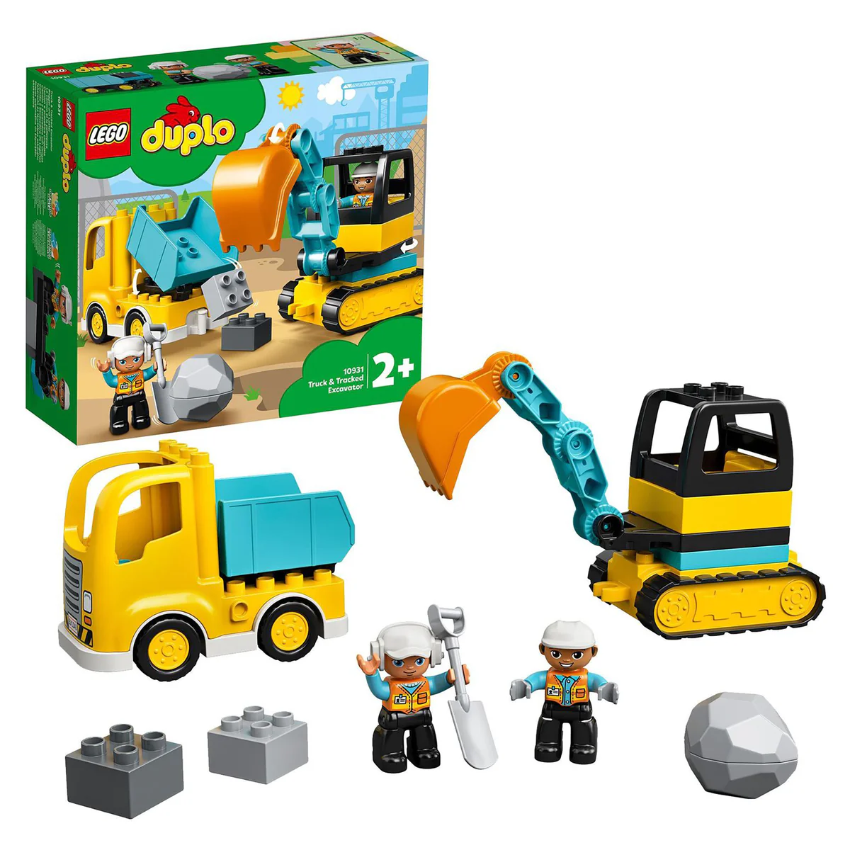 LEGO DUPLO Town Truck & Tracked Excavator 10931 1 LEGO DUPLO Town Truck & Tracked Excavator 10931