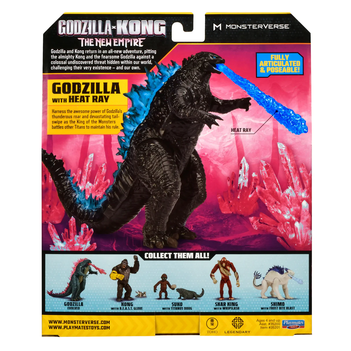 Godzilla x Kong Basic Figures Godzilla with Heat Ray (6-inch) 10 Godzilla x Kong Basic Figures Godzilla with Heat Ray (6-inch)
