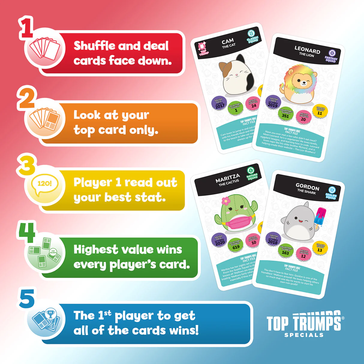 Top Trumps Squishmallows Card Game 13 Top Trumps Squishmallows Card Game