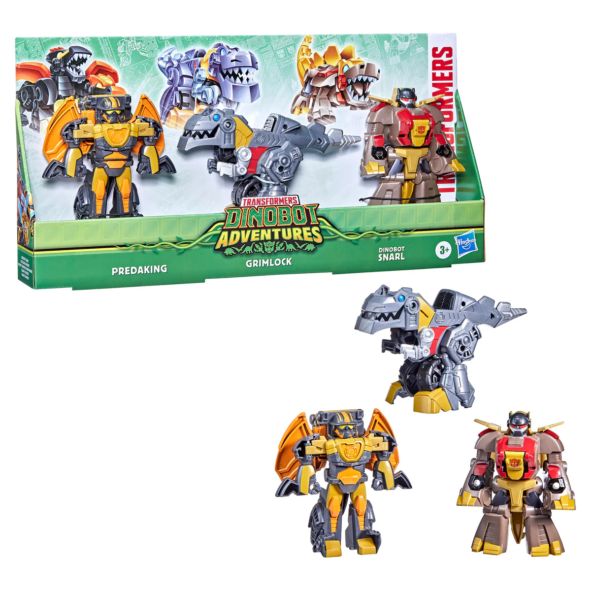 Transformers Dinobot Adventures Dinobot Squad Figures (Pack of 3) 1 Transformers Dinobot Adventures Dinobot Squad Figures (Pack of 3)