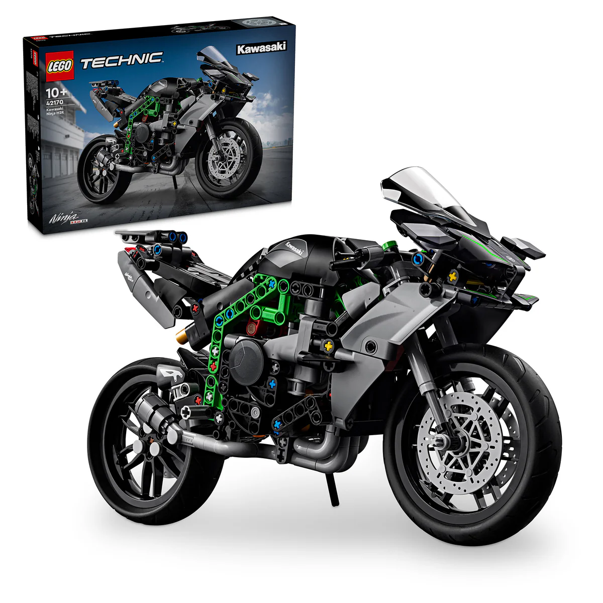 LEGO Technic Kawasaki Ninja H2R Motorcycle 42170 1 LEGO Technic Kawasaki Ninja H2R Motorcycle 42170