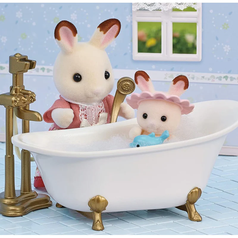 Sylvanian Families Bath & Shower Set 6 Sylvanian Families Bath & Shower Set