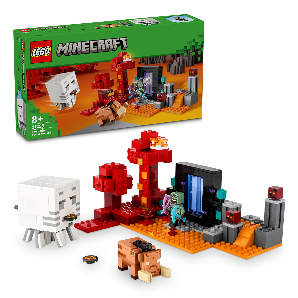 LEGO Minecraft The Nether Portal Ambush 21255, (352-pieces) 1 LEGO Minecraft The Nether Portal Ambush 21255, (352-pieces)