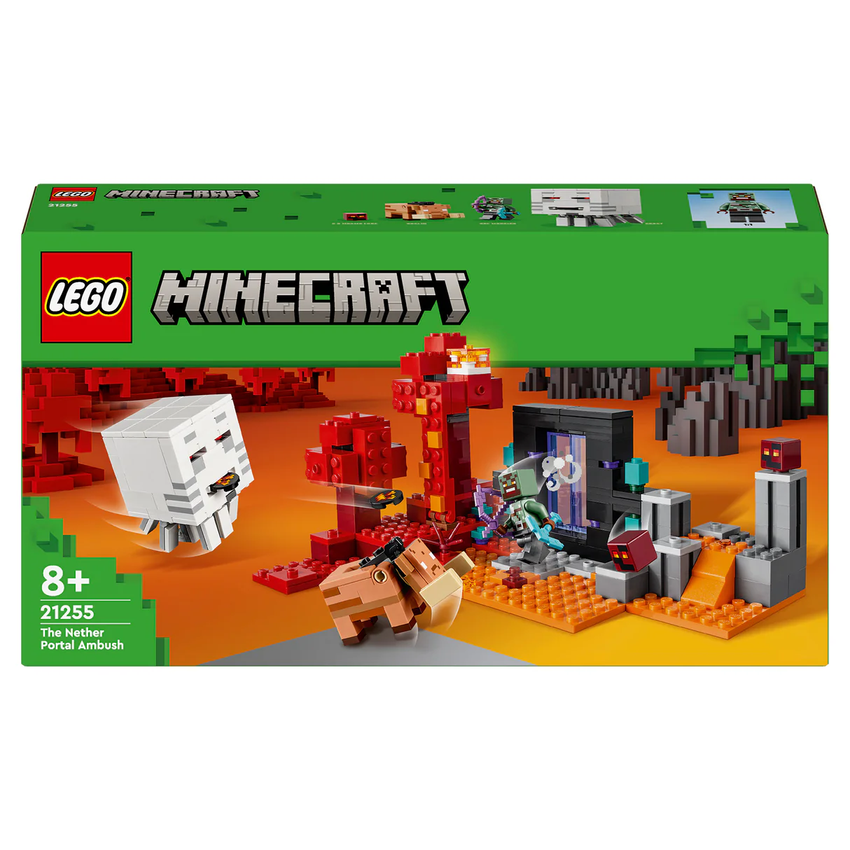 LEGO Minecraft The Nether Portal Ambush 21255, (352-pieces) 10 LEGO Minecraft The Nether Portal Ambush 21255, (352-pieces)