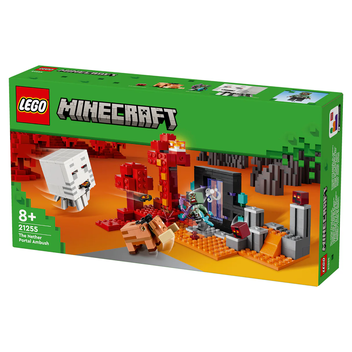 LEGO Minecraft The Nether Portal Ambush 21255, (352-pieces) 12 LEGO Minecraft The Nether Portal Ambush 21255, (352-pieces)