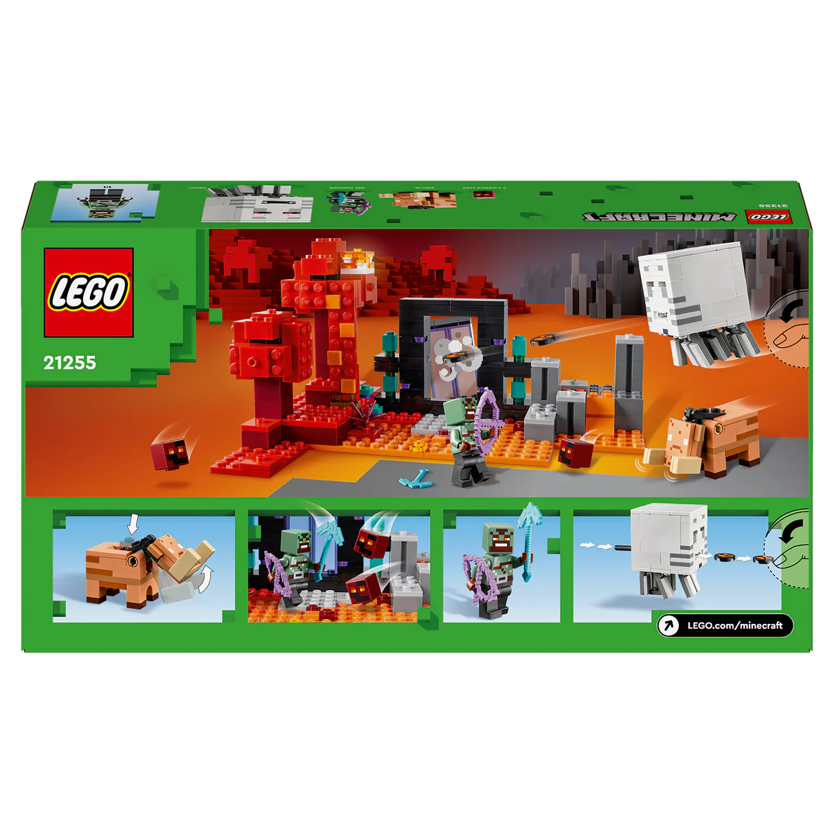 LEGO Minecraft The Nether Portal Ambush 21255, (352-pieces) 13 LEGO Minecraft The Nether Portal Ambush 21255, (352-pieces)