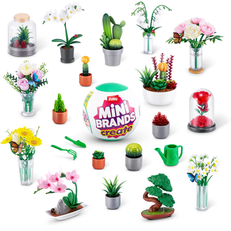 Zuru Mini Brands Create Botanical Capsule Series 1 Assorted 7 Zuru Mini Brands Create Botanical Capsule Series 1 Assorted