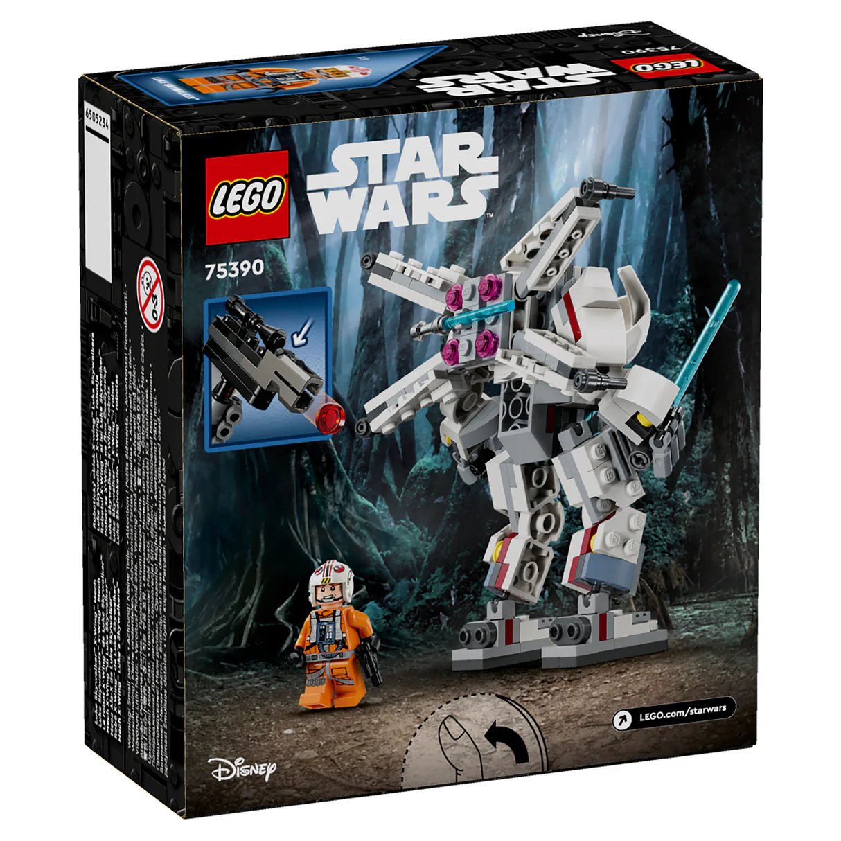 LEGO Star Wars Luke Skywalker X-Wing Mech 75390 (195 pieces) 8 LEGO Star Wars Luke Skywalker X-Wing Mech 75390 (195 pieces)