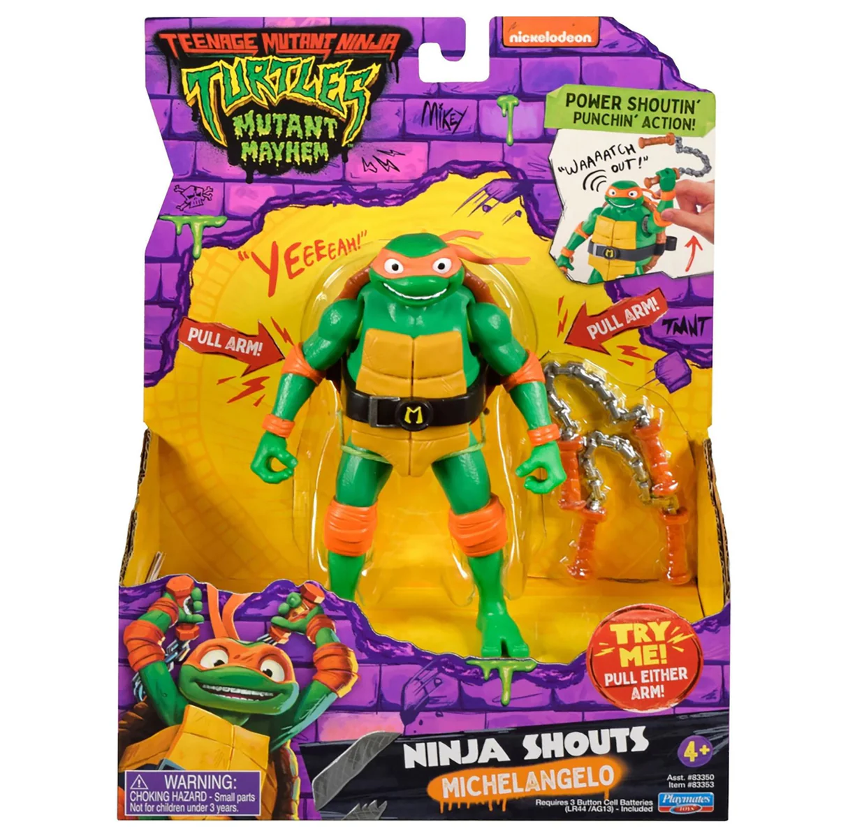 Teenage Mutant Ninja Turtles Movie Deluxe Figure - Michelangelo