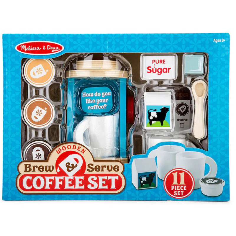 Melissa & Doug Brew & Serve Coffee Set 8 Melissa & Doug Brew & Serve Coffee Set