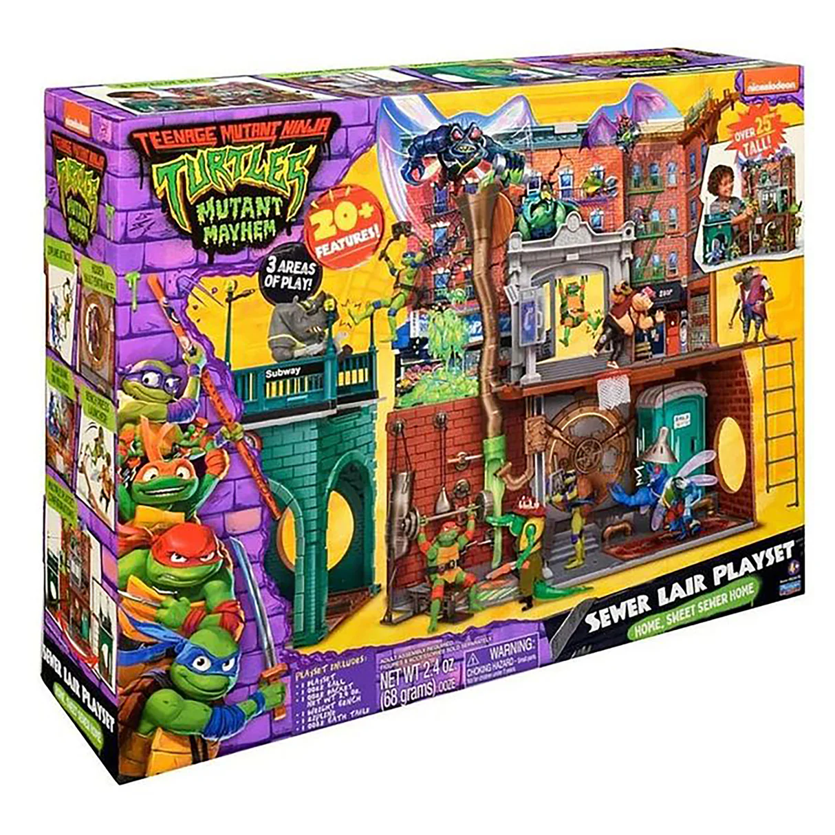 Teenage Mutant Ninja Turtles Movie Sewer Lair Playset 5 Teenage Mutant Ninja Turtles Movie Sewer Lair Playset