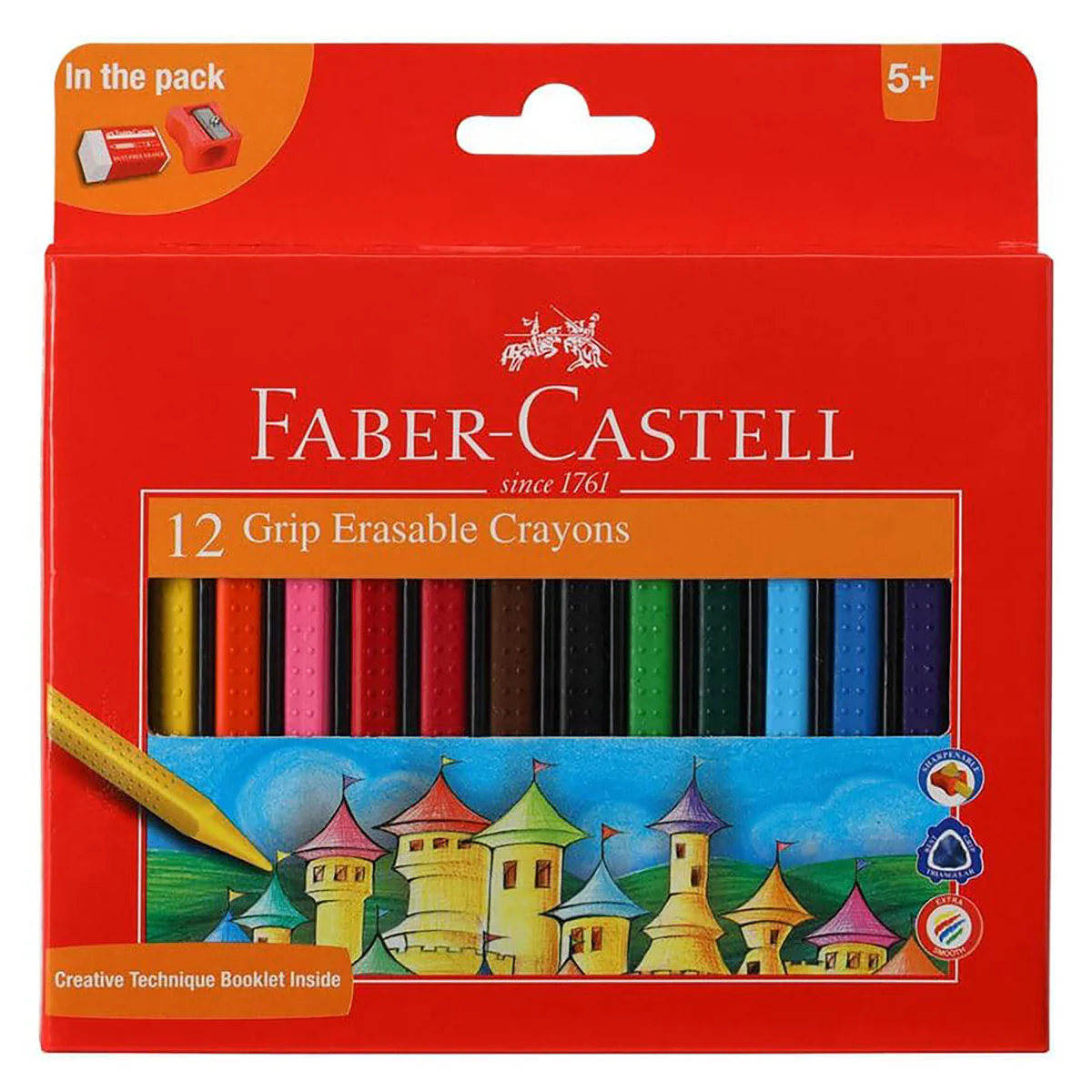 Faber Castell Jumbo Triangular Markers, Assorted (Pack of 12) 1 Faber Castell Jumbo Triangular Markers, Assorted (Pack of 12)