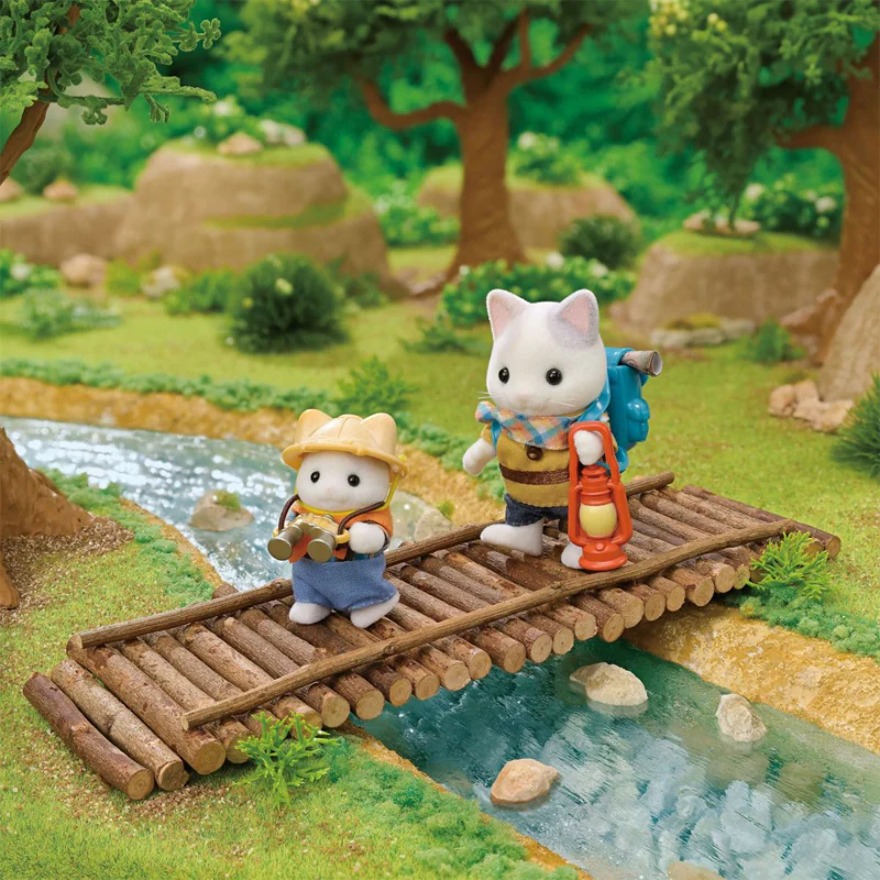 Sylvanian Families Exciting Exploration Set Latte Cat Brother & Baby 6 Sylvanian Families Exciting Exploration Set Latte Cat Brother & Baby