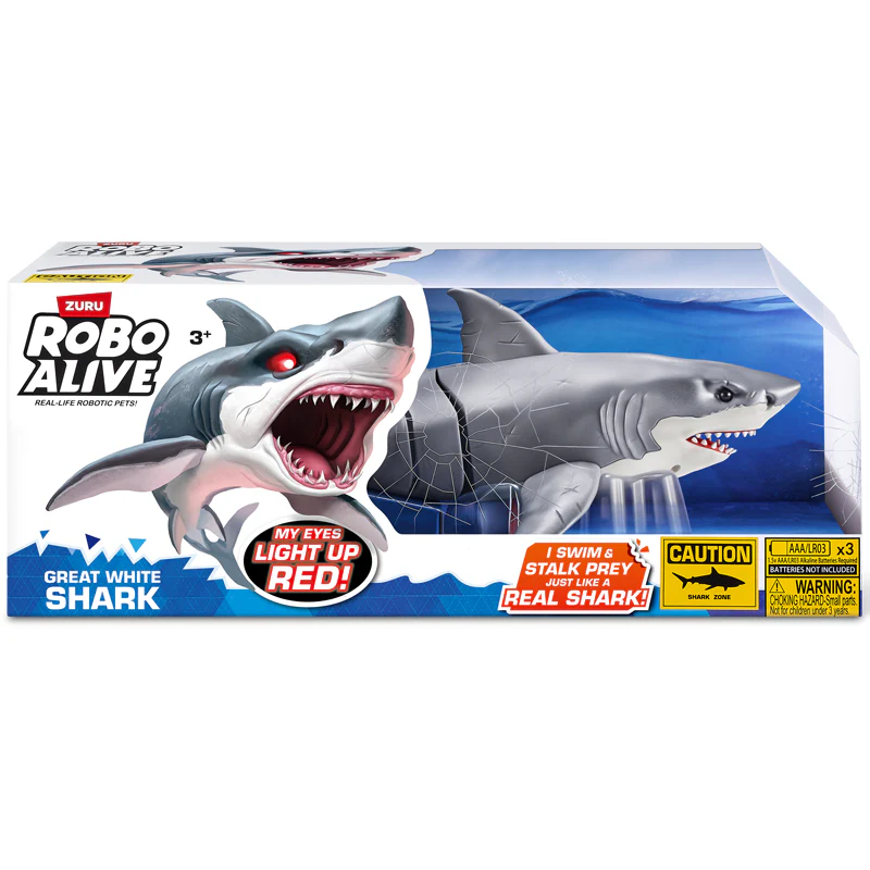 Robo Alive Great White Shark