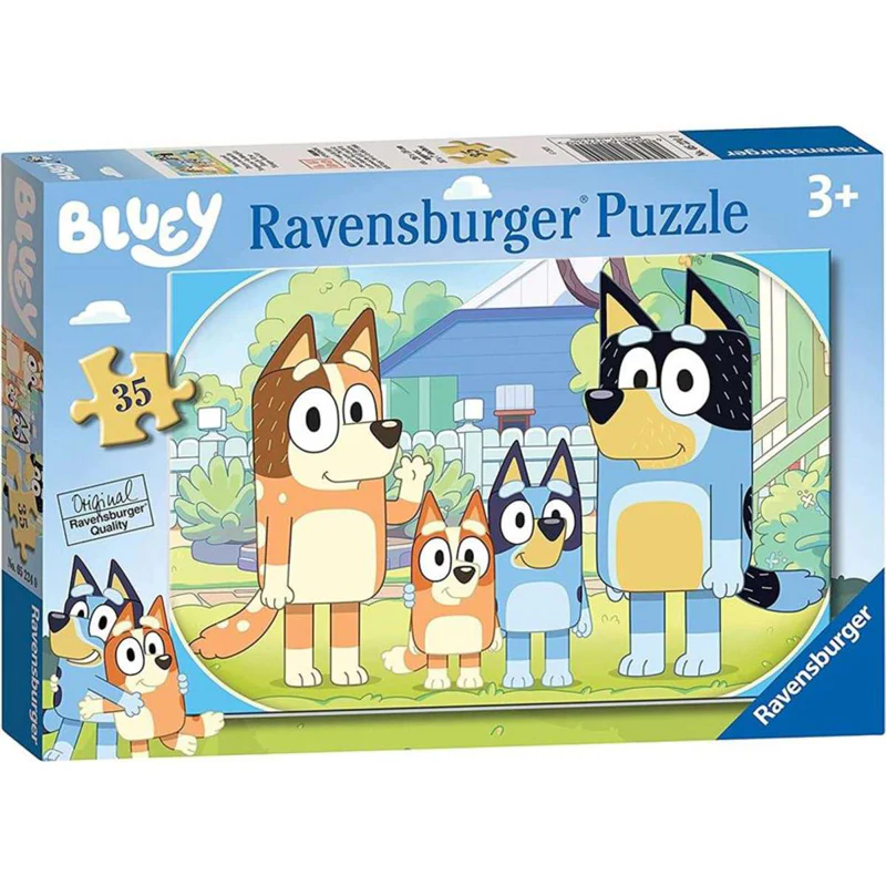 Ravensburger Bluey Family Time Jigsaw Puzzle 35pc 1 Ravensburger Bluey Family Time Jigsaw Puzzle 35pc