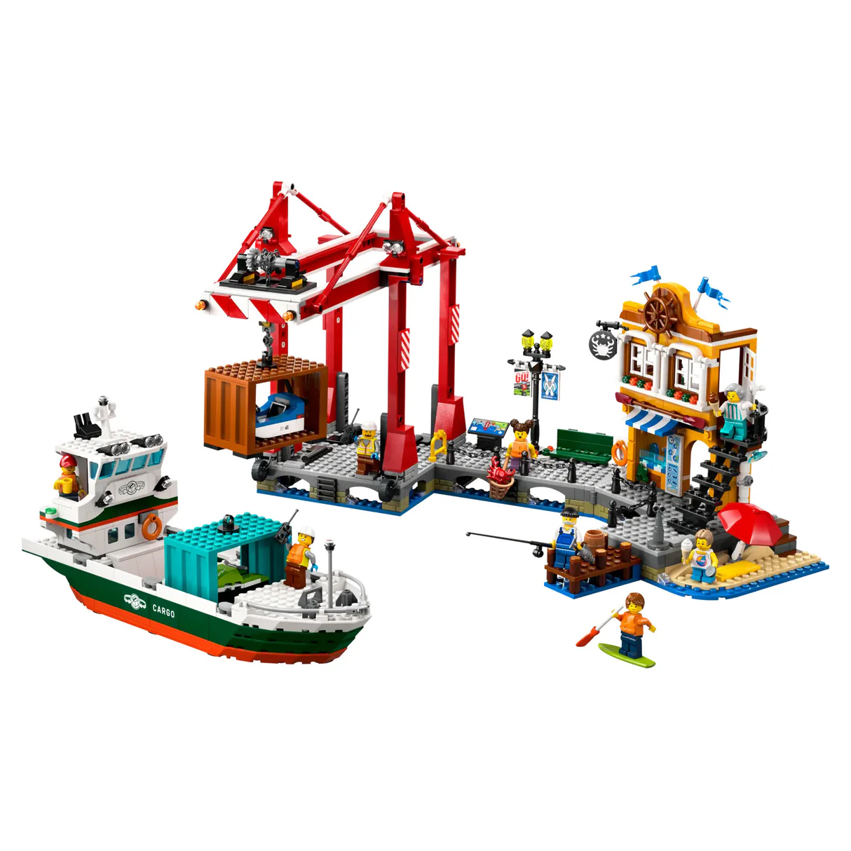 LEGO City Seaside Harbor with Cargo Ship 60422 8 LEGO City Seaside Harbor with Cargo Ship 60422
