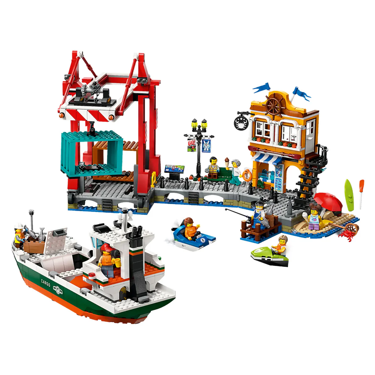 LEGO City Seaside Harbor with Cargo Ship 60422 9 LEGO City Seaside Harbor with Cargo Ship 60422