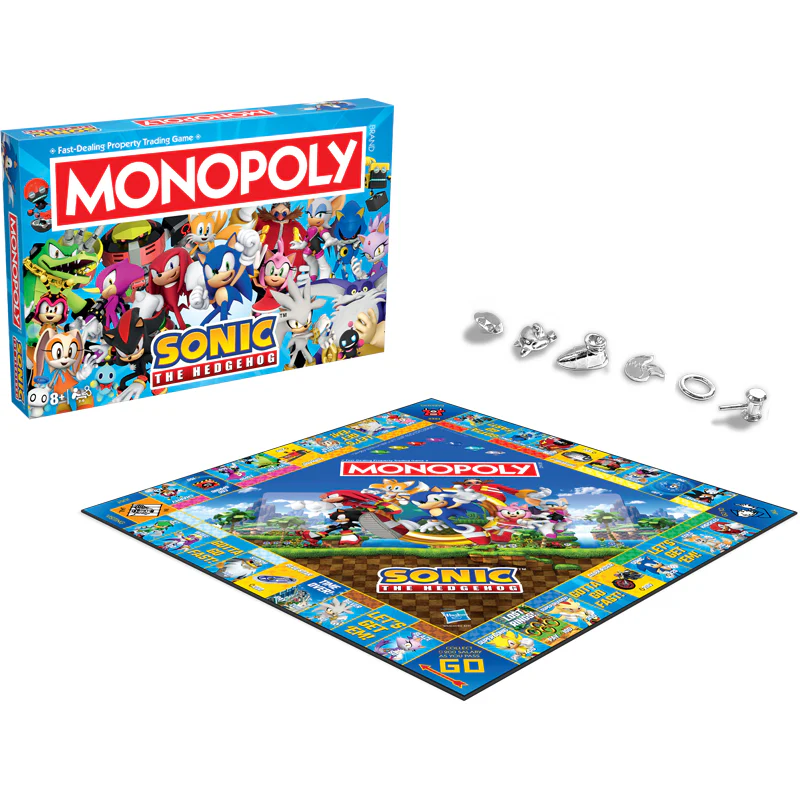 Monopoly Sonic the Hedgehog Board Game 1 Monopoly Sonic the Hedgehog Board Game