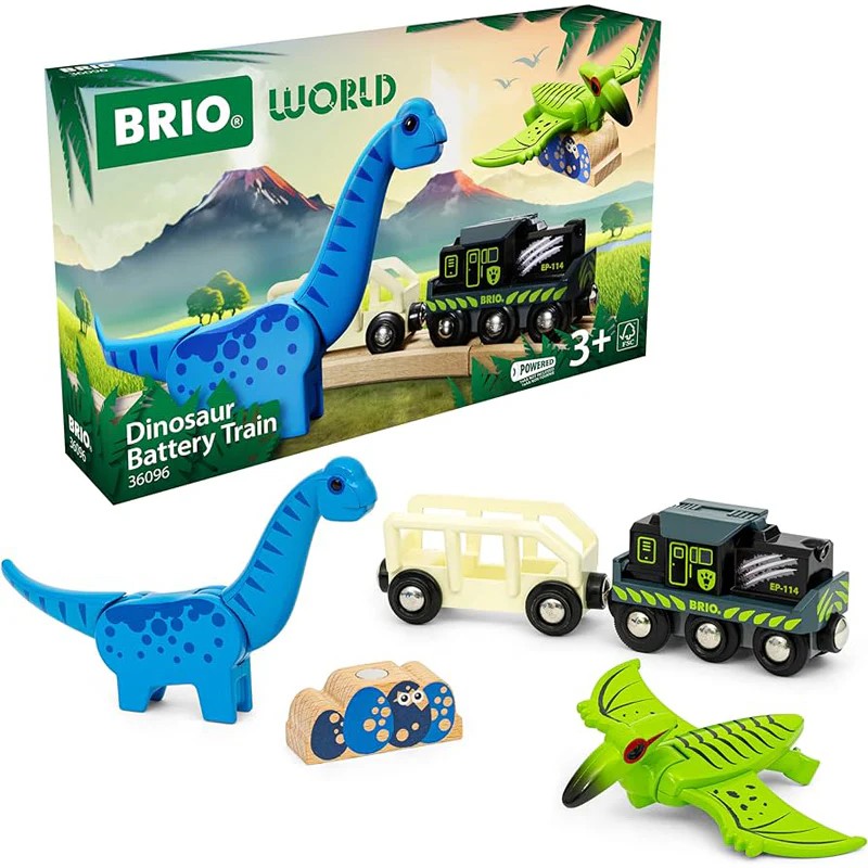 BRIO Dinosaur Battery Train 5 Pieces 5 BRIO Dinosaur Battery Train 5 Pieces