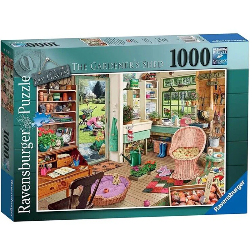 Ravensburger My Haven No 8 The Garden Shed Jigsaw Puzzle 1000pc 1 Ravensburger My Haven No 8 The Garden Shed Jigsaw Puzzle 1000pc