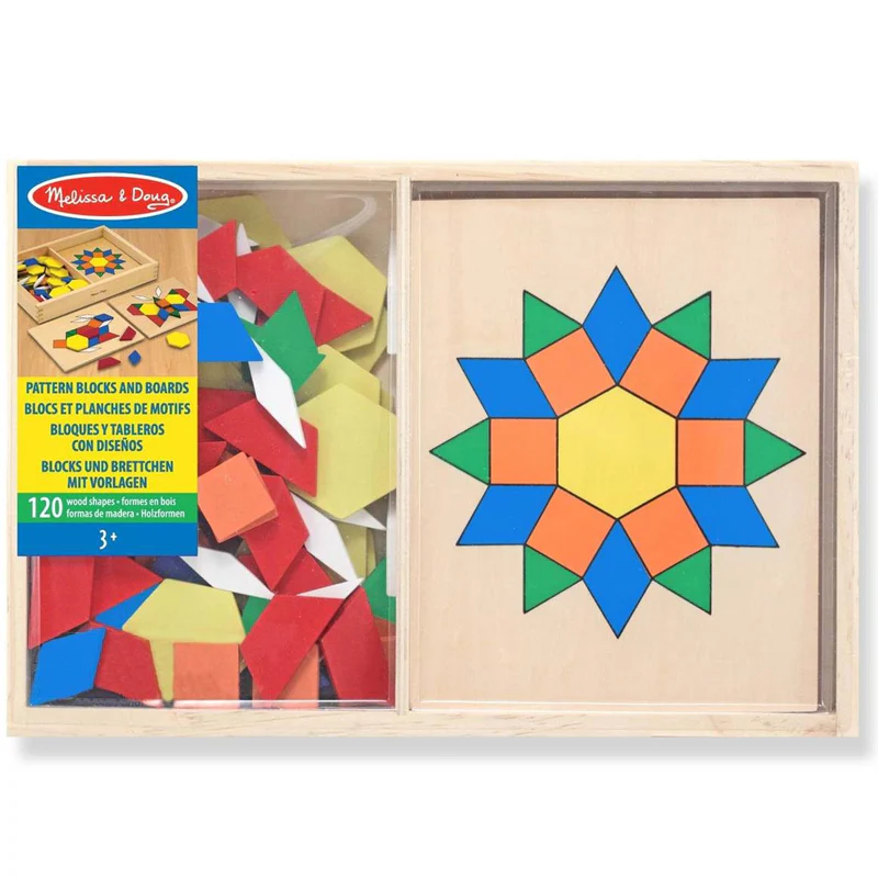 Melissa & Doug Pattern Blocks and Boards 1 Melissa & Doug Pattern Blocks and Boards