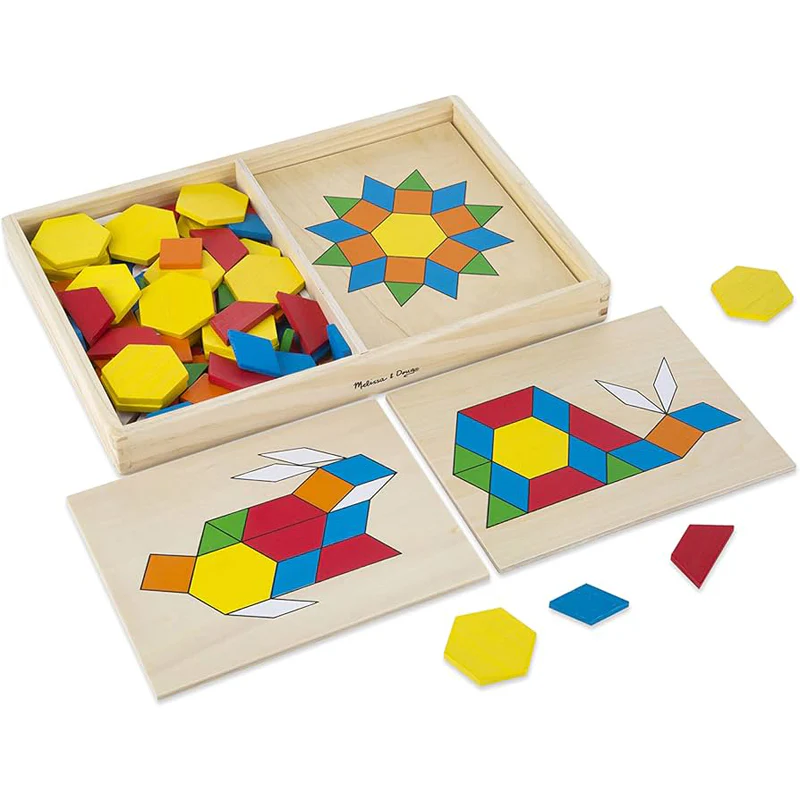 Melissa & Doug Pattern Blocks and Boards 4 Melissa & Doug Pattern Blocks and Boards
