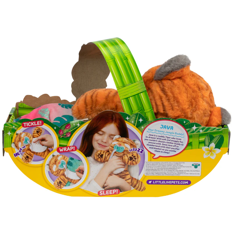 Little Live Pets Cozy Dozys Jungle Series Java The Tiger 1 Little Live Pets Cozy Dozys Jungle Series Java The Tiger