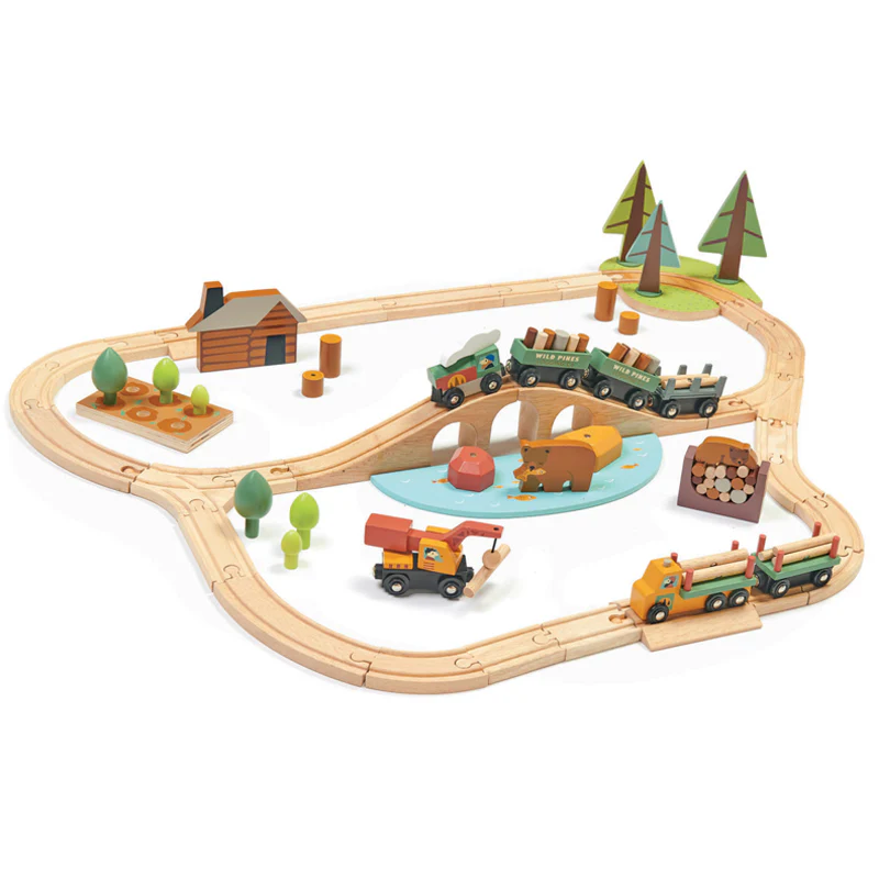 Tender Leaf Toys Wild Pines Train Set 1 Tender Leaf Toys Wild Pines Train Set