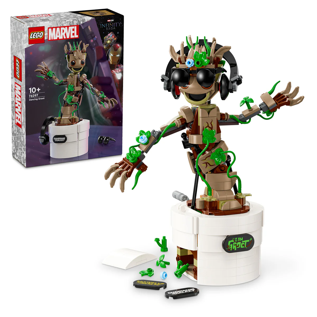 LEGO Marvel Dancing Groot 76297, (459-pieces) 1 LEGO Marvel Dancing Groot 76297, (459-pieces)