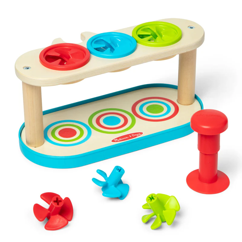Melissa & Doug Match & Push Spinning Tops 6 Melissa & Doug Match & Push Spinning Tops