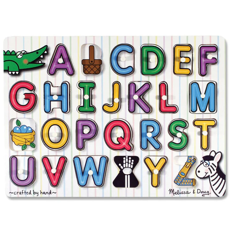 Melissa & Doug See-Inside Alphabet Peg Puzzle 4 Melissa & Doug See-Inside Alphabet Peg Puzzle