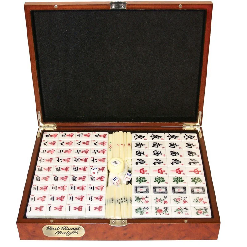 Dal Rossi 30cm Mahjong Wooden Finish Case 1 Dal Rossi 30cm Mahjong Wooden Finish Case