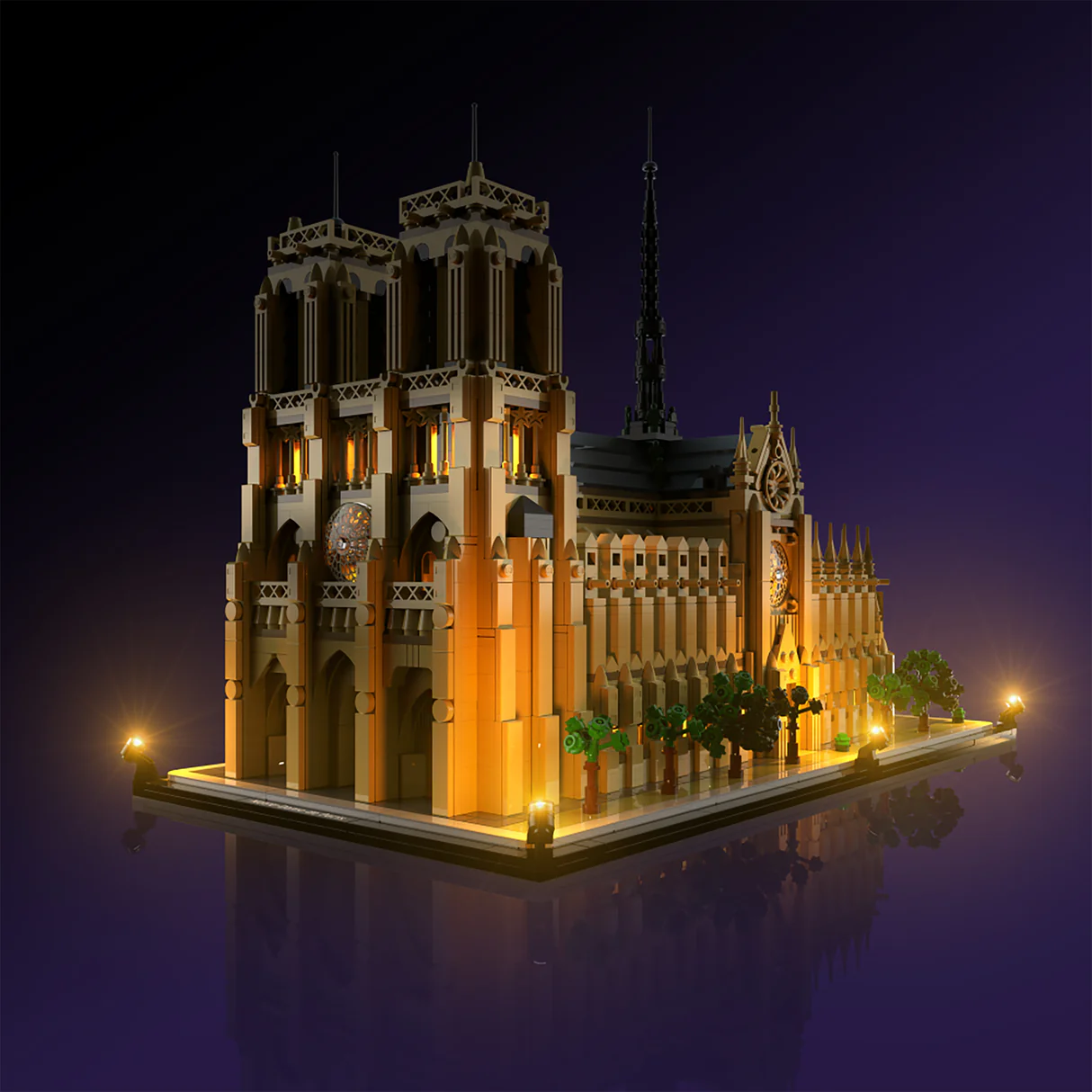 LMB 2.0 Light Kit for LEGO Notre-Dame de Paris #21061 13 LMB 2.0 Light Kit for LEGO Notre-Dame de Paris #21061
