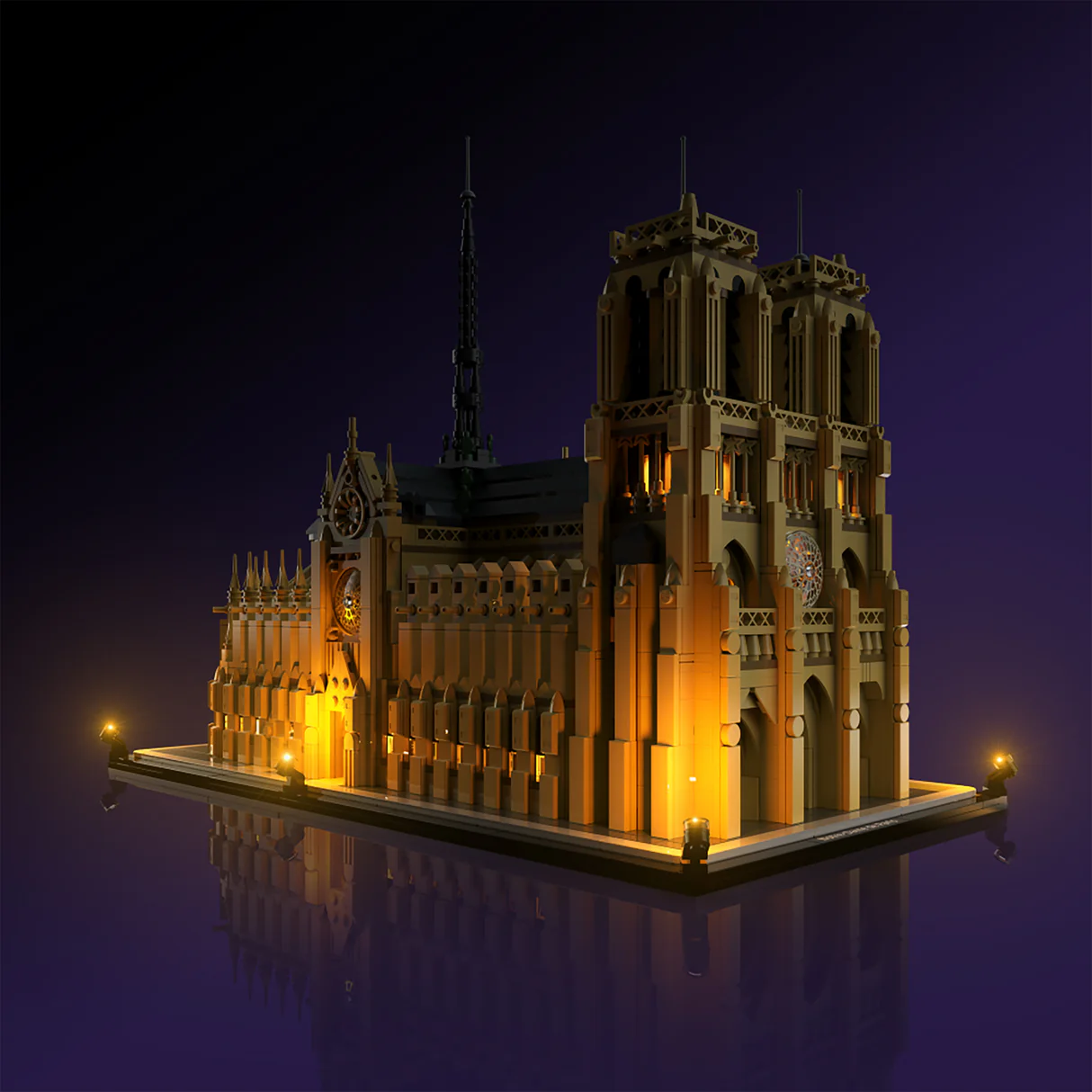 LMB 2.0 Light Kit for LEGO Notre-Dame de Paris #21061 14 LMB 2.0 Light Kit for LEGO Notre-Dame de Paris #21061