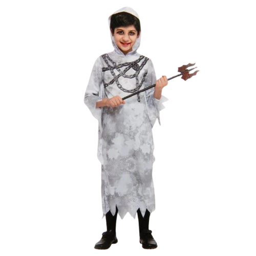 Halloween The White Reaper Kids Costume-Large 1 Halloween The White Reaper Kids Costume-Large