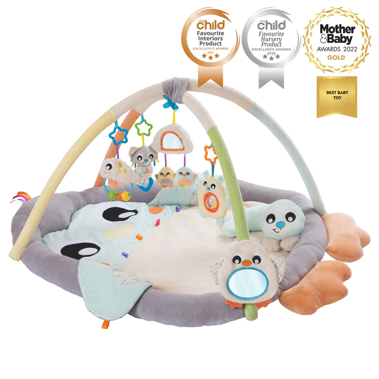 Playgro Snuggle Me Penguin Tummy Time Gym 10 Playgro Snuggle Me Penguin Tummy Time Gym