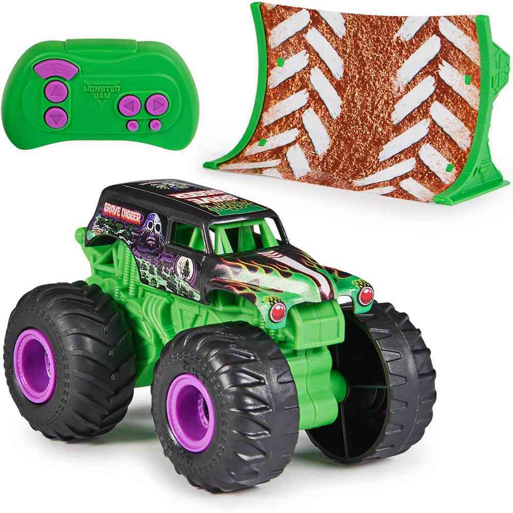 Monster Jam 1:64 Remote Control Grave Digger 1 Monster Jam 1:64 Remote Control Grave Digger