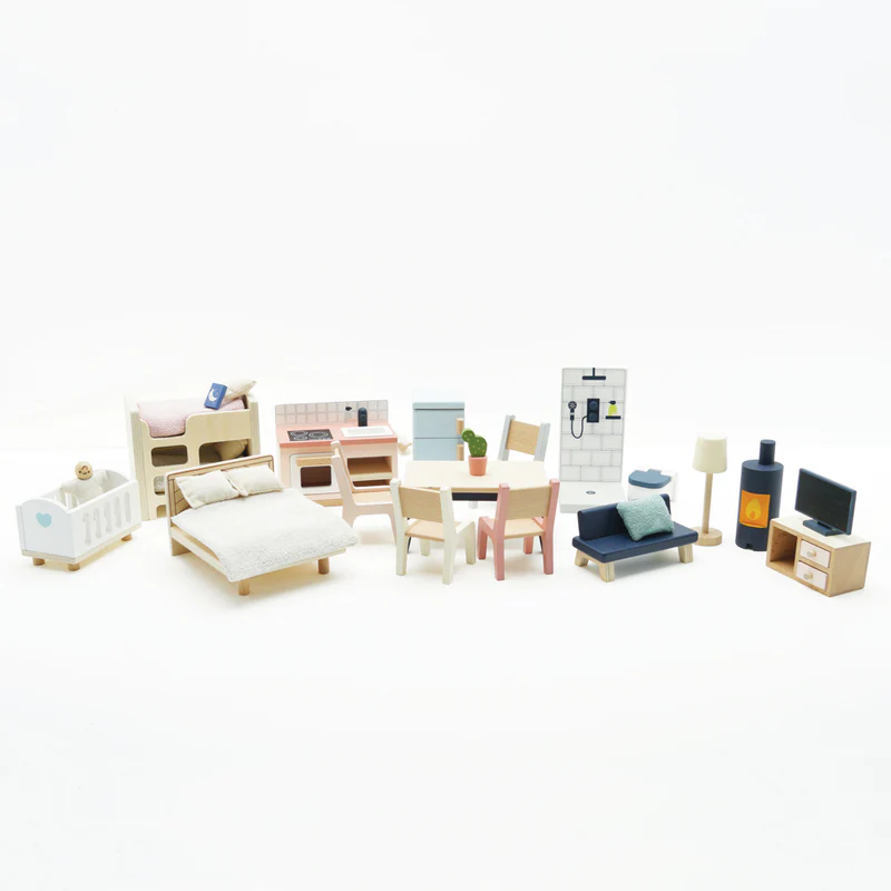 Le Toy Van Daisylane Starter Furniture Set 8 Le Toy Van Daisylane Starter Furniture Set