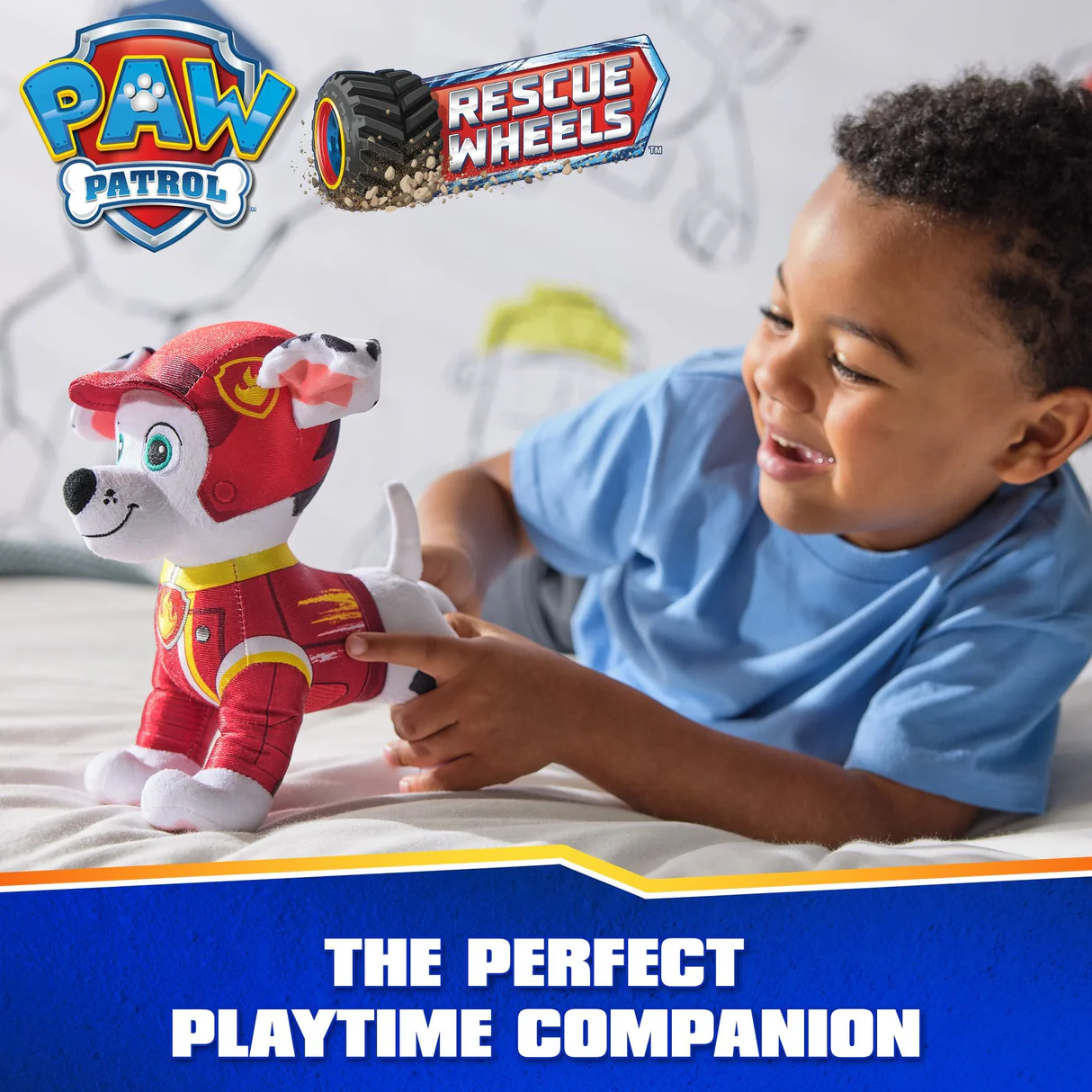 Paw Patrol Rescue Wheels Plush Marshall (8-inch) 10 Paw Patrol Rescue Wheels Plush Marshall (8-inch)